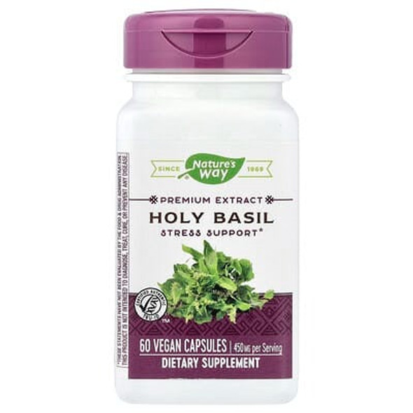 Nature's Way, Holy Basil, 450 mg, 60 Vegan Capsules