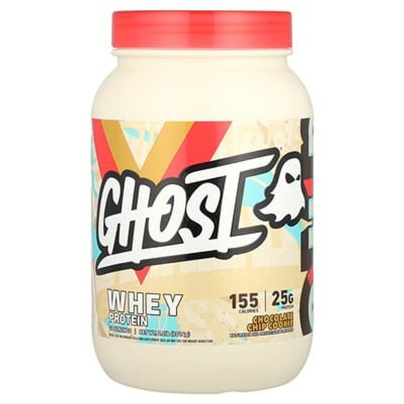 Ghost, Whey Protein, Chocolate Chip Cookie, 2.2 lb (1,014 g)