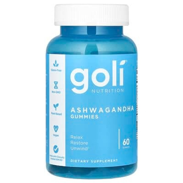 Goli Nutrition, Ashwagandha Gummies, 60 Gummies Goli Nutrition, Ashwagandha Gummies, 60 Gummies