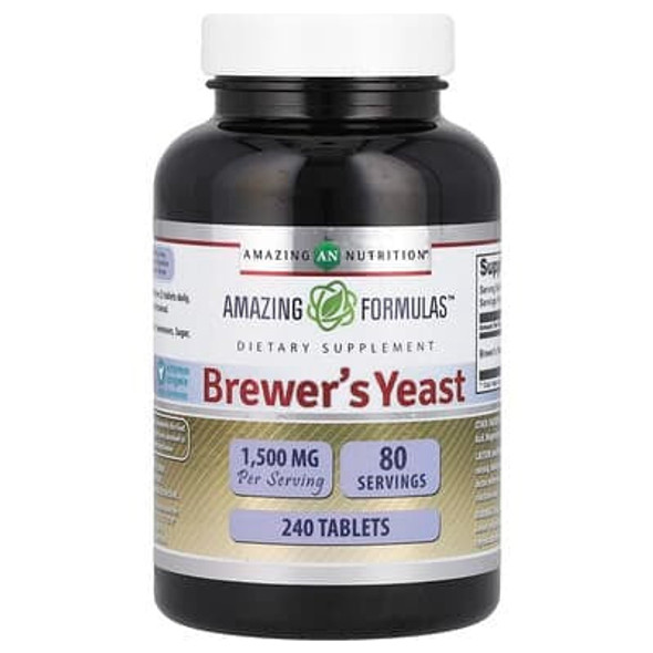 Amazing Nutrition, Brewer's Yeast, 240 Tablets (500 mg per Tablet)