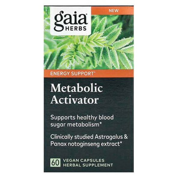 Gaia Herbs, Metabolic Activator, 60 Vegan Capsules