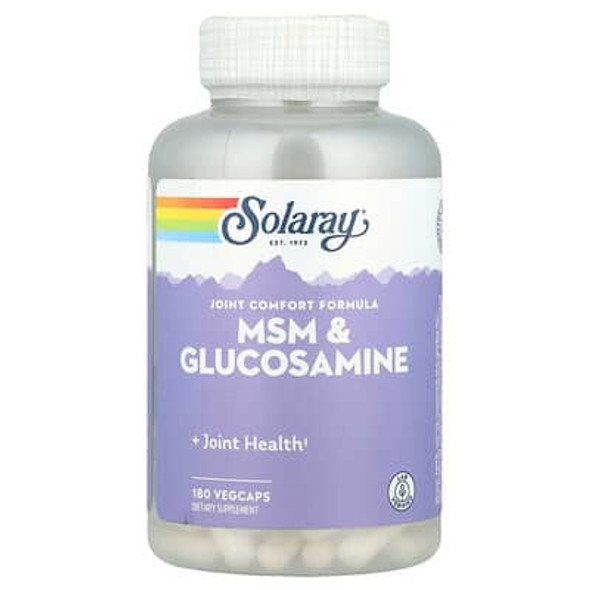 Solaray, MSM & Glucosamine, 180 VegCaps