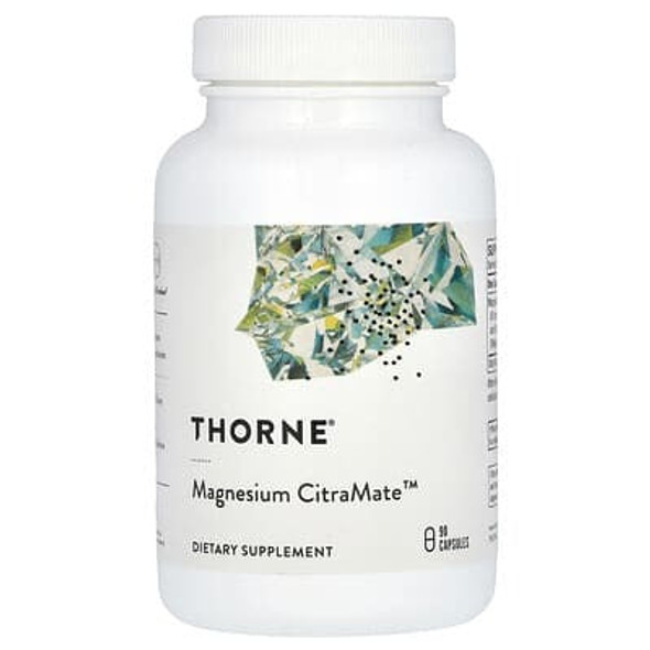 Thorne, Magnesium CitraMate, 90 Capsules (135 mg per Capsule)