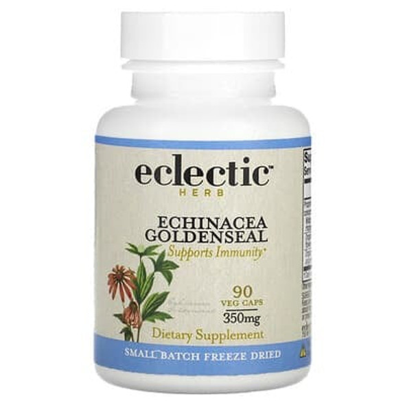 Eclectic Herb, Echinacea Goldenseal, 350 mg, 90 Veg Caps Eclectic Herb, Echinacea Goldenseal, 350 mg, 90 Veg Caps