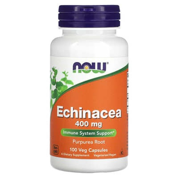 NOW Foods, Echinacea, 400 mg, 100 Veg Capsules
