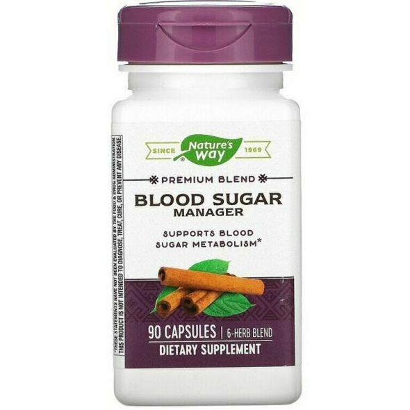 Nature's Way Blood Sugar Manager, 90 Capsules