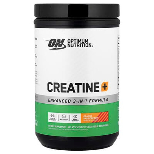Optimum Nutrition, Creatine+, Orange Passionfruit, 1.58 lb (720 g)