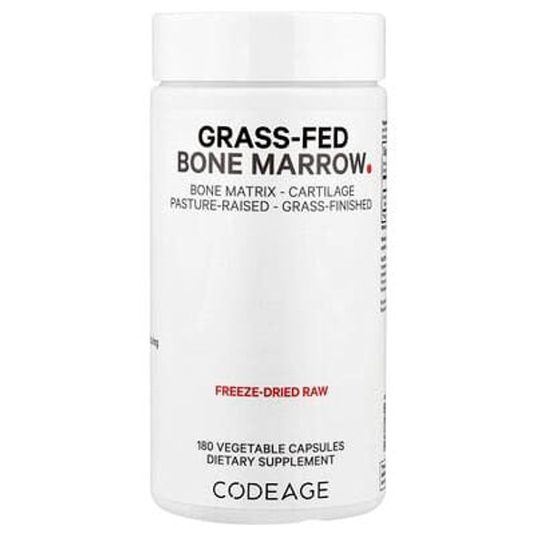 Codeage, Grass-Fed Bone Marrow, 180 Vegetable Capsules