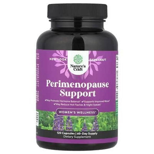 Nature's Craft, Women's Wellness, Perimenopause Support, 120 Capsules Nature's Craft, Women's Wellness, Perimenopause Support, 120 Capsules