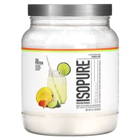 Isopure, Infusions Protein Powder, Mango Lime, 14.1 oz (400 g) Isopure, Infusions Protein Powder, Mango Lime, 14.1 oz (400 g)