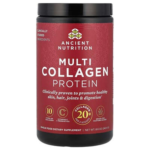 Ancient Nutrition, Multi Collagen Protein, 8.6 oz (242.4 g) Ancient Nutrition, Multi Collagen Protein, 8.6 oz (242.4 g)