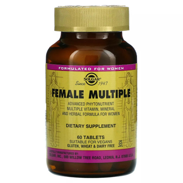 Solgar Female Multiple, 60 Tablets Solgar Female Multiple, 60 Tablets