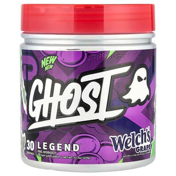 Ghost, Legend® Pre-Workout, Welch's® Grape, 22.2 oz (630 g)