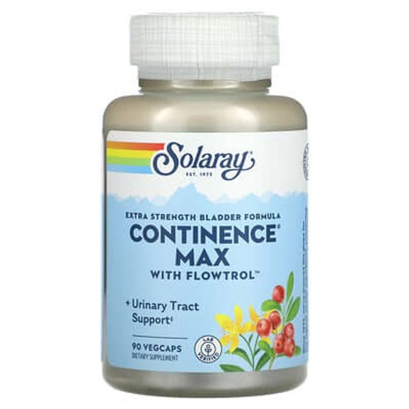 Solaray, Extra Strength Bladder Formula, Continence Max with Flowtrol, 90 VegCaps