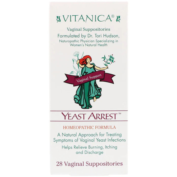 Yeast Arrest Homeopathic Formula - 28 Suppositories