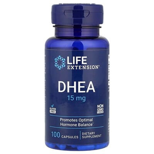 Life Extension, DHEA, 15 mg, 100 Capsules