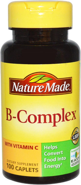 Nature Made Vitamin B Complex With Vitamin C, 100 ct