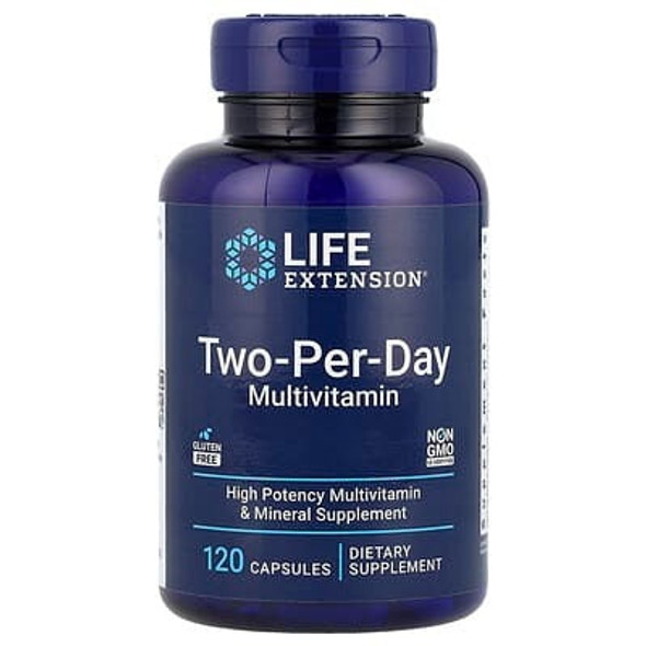 Life Extension, Two-Per-Day Multivitamin, V2, 120 Capsules Life Extension, Two-Per-Day Multivitamin, V2, 120 Capsules