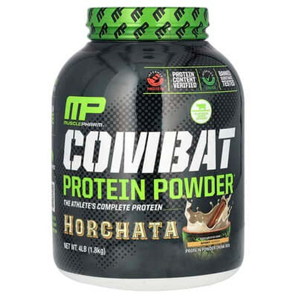 MusclePharm, Combat Protein Powder, Horchata, 4 lb (1.8 kg)