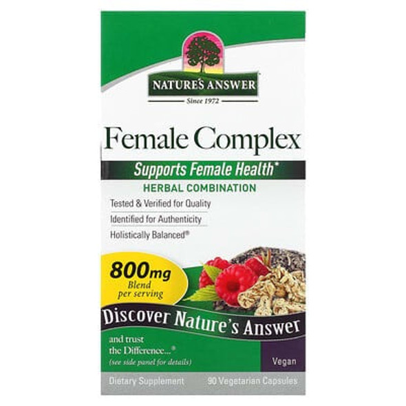 Nature's Answer, Female Complex, Herbal Combination, 800 mg, 90 Vegetarian Capsules (400 mg per Capsule)