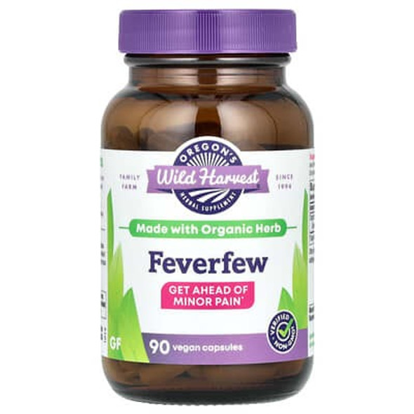 Oregon's Wild Harvest, Feverfew, 300 mg, 90 Vegan Capsules