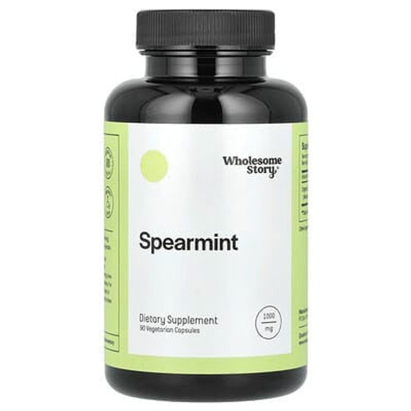 Wholesome Story, Spearmint, 1000 mg, 90 Vegetarian Capsules (333 mg per Capsule)