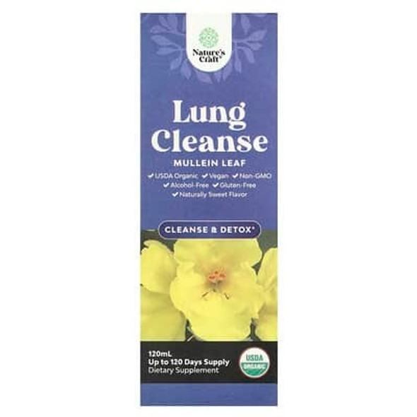 Nature's Craft, Lung Cleanse, 4 oz (120 ml) Nature's Craft, Lung Cleanse, 4 oz (120 ml)