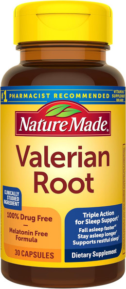 Nature Made Valerian Root, 30 Valerian Root Capsules