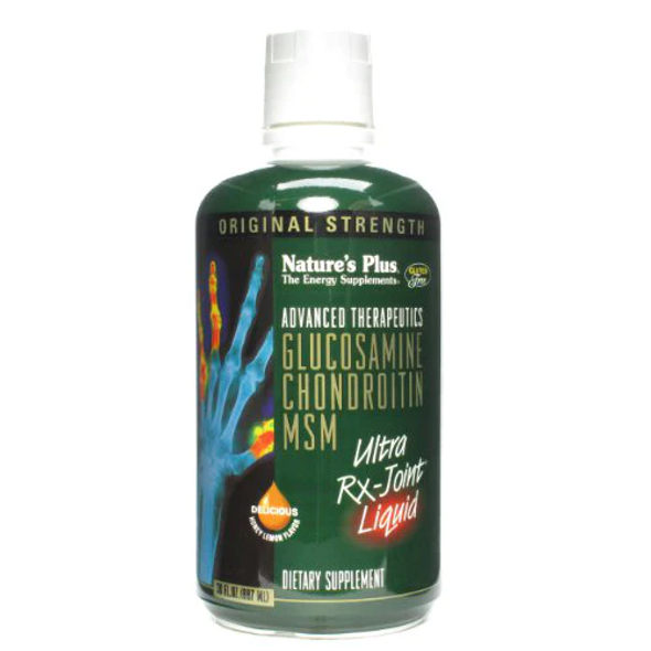 Natures Plus Glucosamine Chondroitin MSM Ultra RX-Joint Liquid Honey Lemon Flavor - 30 fl. oz