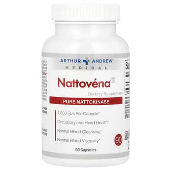Arthur Andrew Medical, Nattovena®, Pure Nattokinase, 4,000 FU, 90 Capsules