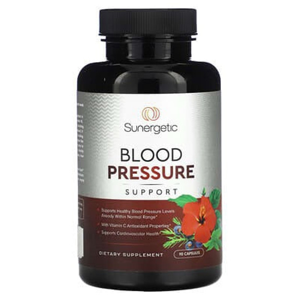 Sunergetic, Blood Pressure Support , 90 Capsules Sunergetic, Blood Pressure Support , 90 Capsules