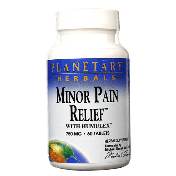 Planetary Herbals, Corydalis Minor Pain Relief 750 mg, 60 Tablets