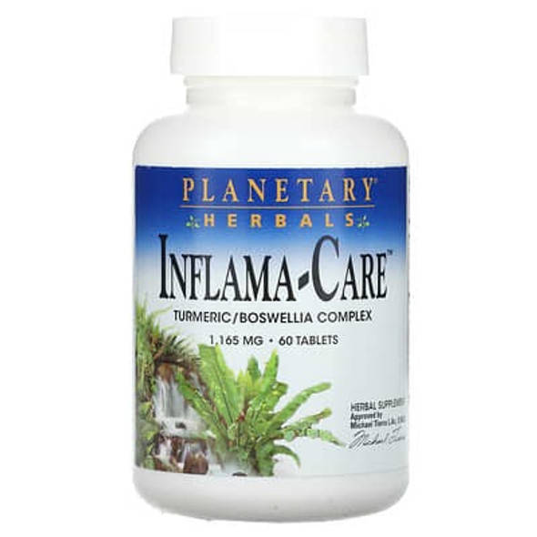 Planetary Herbals, Inflama-Care, 1,165 mg, 60 Tablets (582 mg per Tablet) Planetary Herbals, Inflama-Care, 1,165 mg, 60 Tablets (582 mg per Tablet)