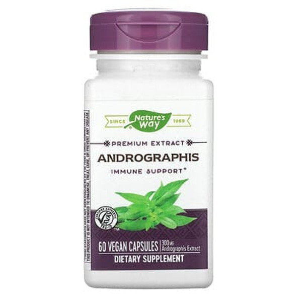 Nature's Way, Andrographis, 300 mg, 60 Vegan Capsules