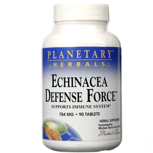 Planetary Herbals, Echinacea Defense Force 784 mg, 90 Tablets Planetary Herbals, Echinacea Defense Force 784 mg, 90 Tablets