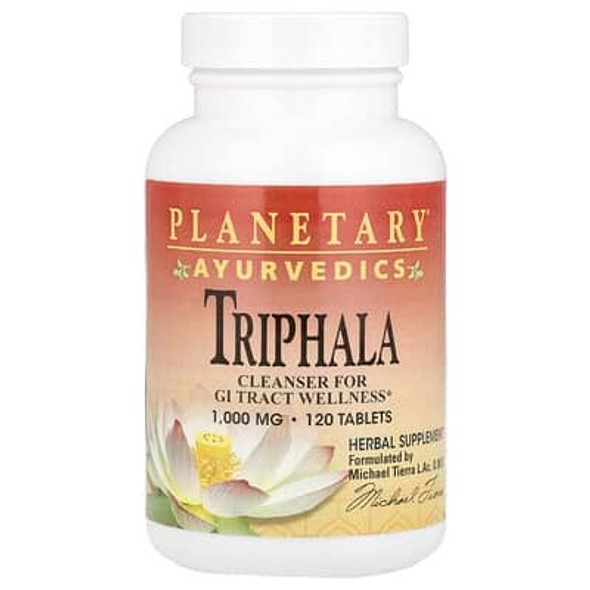 Planetary Herbals, Ayurvedics, Triphala, 2,000 mg, 120 Tablets (1,000 mg Per Tablet)