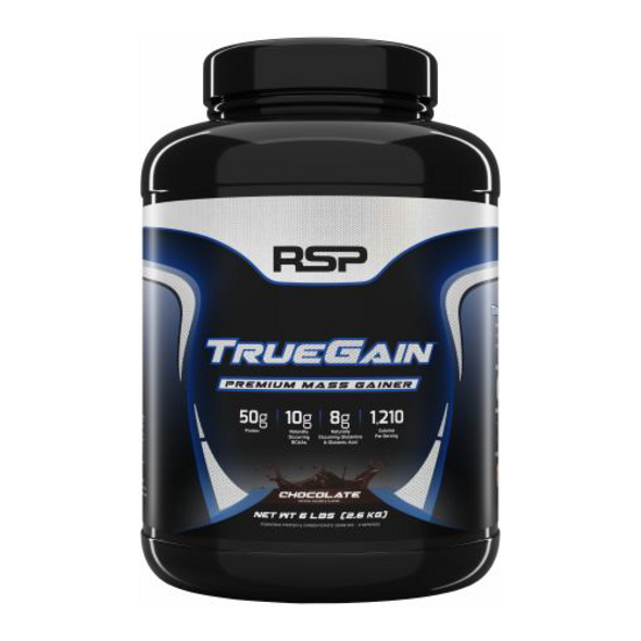 RSP Nutrition TrueGain Mass Gainer Chocolate 6 Lbs. - Mass Gainers