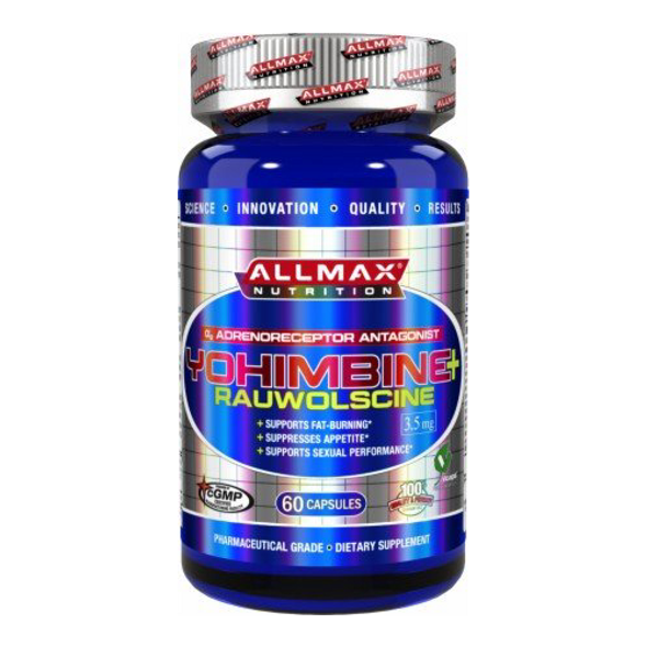 AllMax Nutrition Yohimbine + Rauwolscine 60 Capsules Yeast Free