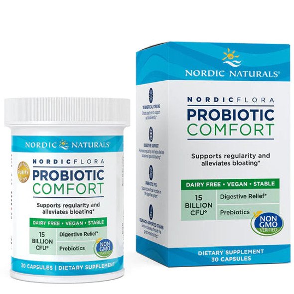 Nordic Naturals Probiotic Comfort 15 Billion CFU - 30 Capsules Nordic Naturals Probiotic Comfort 15 Billion CFU - 30 Capsules