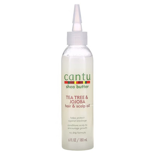 Cantu, Shea Butter, Tea Tree & Jojoba Hair & Scalp Oil, 6 fl oz (180 ml)