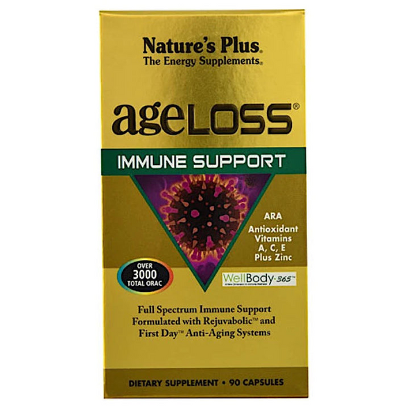 Nature's Plus, Ageloss Immune Support, 90 Vegetarian Capsules