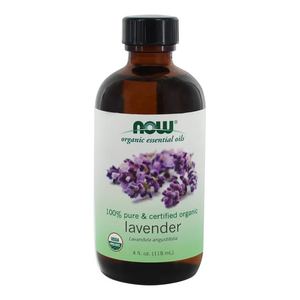 Now foods 100% Pure & Organic Essential Oil Lavender - 4 fl. oz