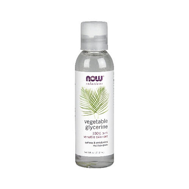 Now foods Solutions Vegetable Glycerin Pure Versatile Skin Care - 4 fl. oz