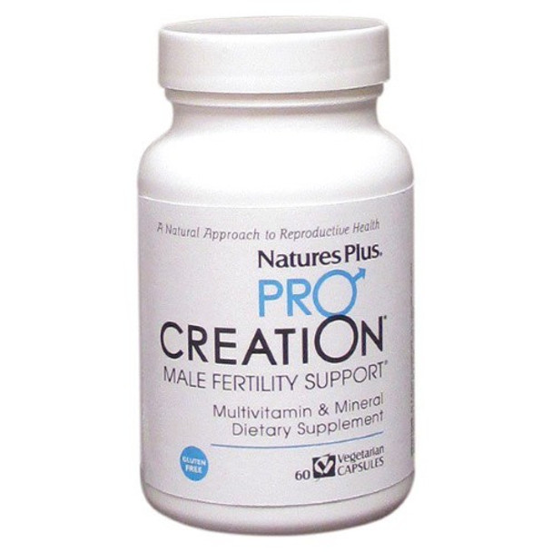 Natures Plus Pro Creation Male Fertility Support - 60 Vegetarian Capsules