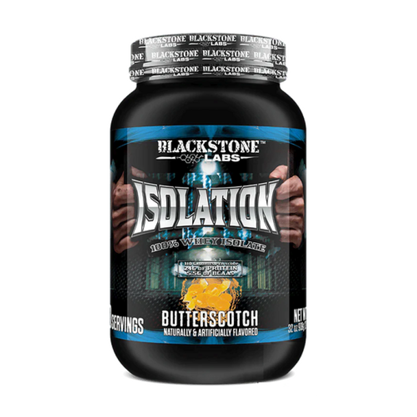 BLACKSTONE LABS ISOLATION WHEY ISOLATE PROTEIN BUTTERSCOTCH - 2 LB