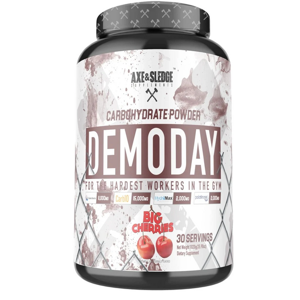 Axe & Sledge Supplements Demo Day Carbohydrate Powder - Big Cherries - 30 Servings