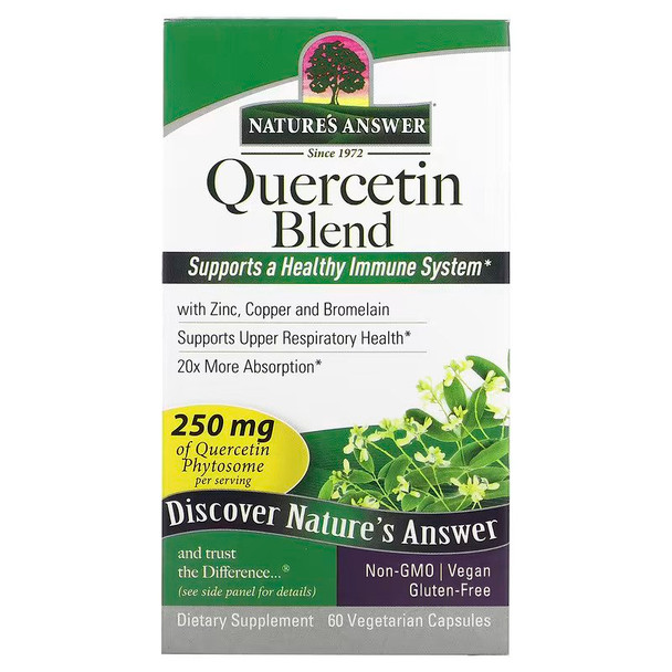 Nature's Answer, Quercetin Blend, 250 mg, 60 Vegetarian Capsules