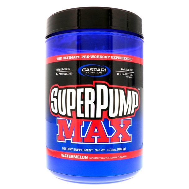 Gaspari Nutrition - SuperPump Max Watermelon 1.41 Lbs (640 G)