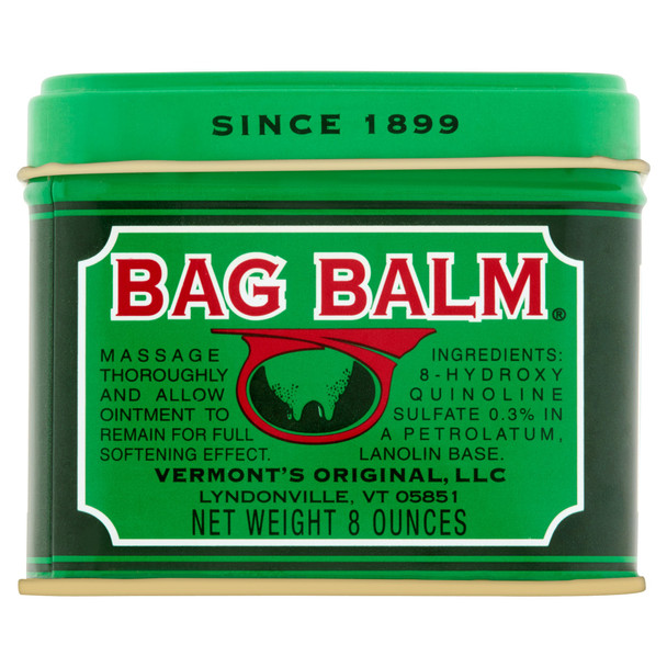 Vermont's Original Skin Moisturizer, Moisturizing Ointment for Animals, Pets, Livestock, Dry Skin that can Crack Split or Chafe on Paws, Hooves, Udders 8 Ounce Tin