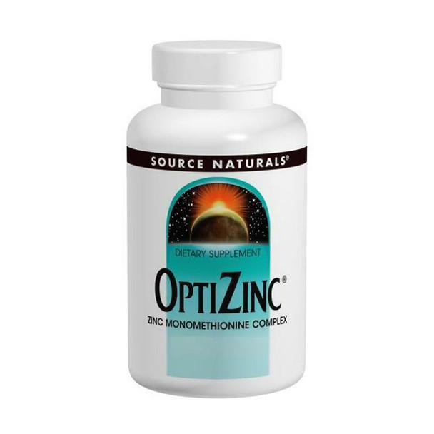 Source Naturals OptiZinc Zinc Monomethionine 120 Tabs 30 MG